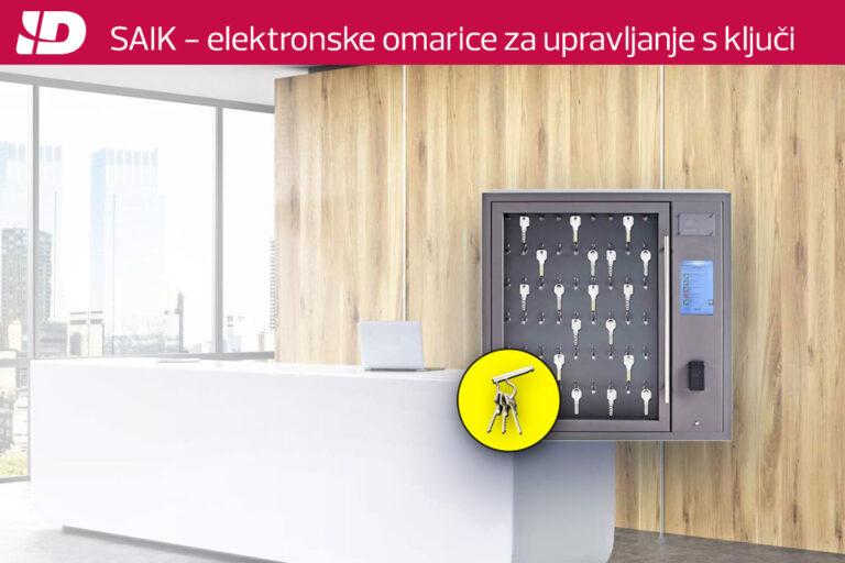 ključar - elektronska omarica za ključe ID Shop